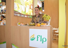 FLP are exotic produces and exporters from Ecuador, Ana Cecilia says they work with more than 300 growers in Ecuador Colombia and Peru who supply the fruit.